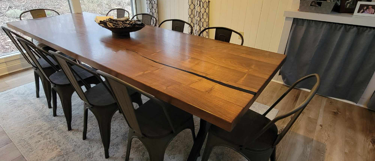 The Modern Artisan Table in Walnut
