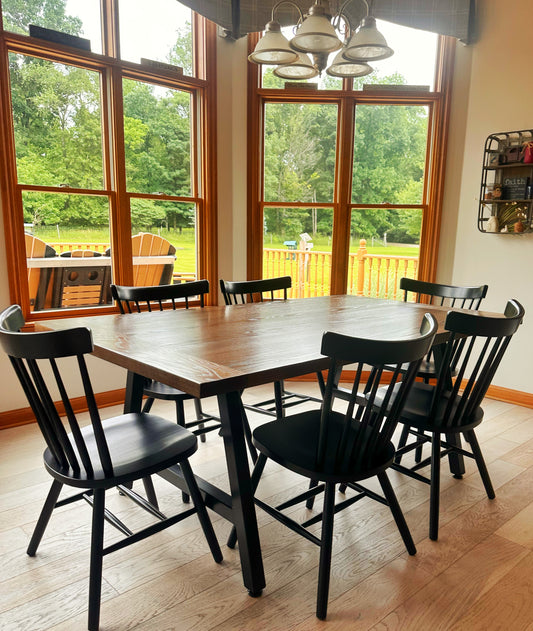 The Industrial A-Frame Table